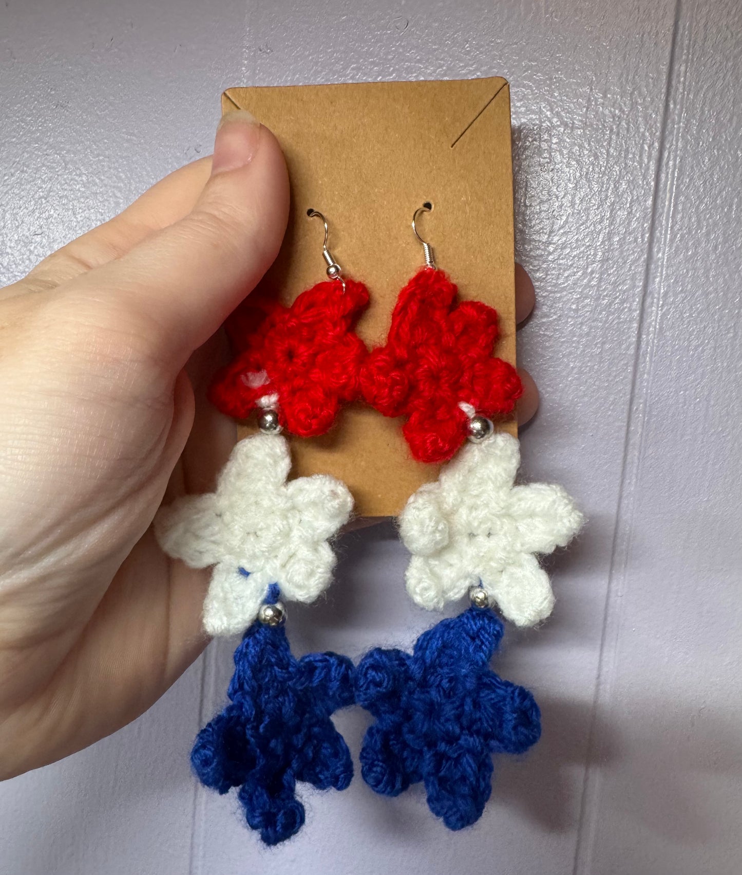 Fourth of July earrings